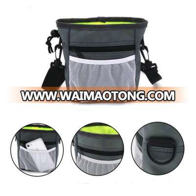 Promotional hot sale polyester dog training bag custom treat bag dog training